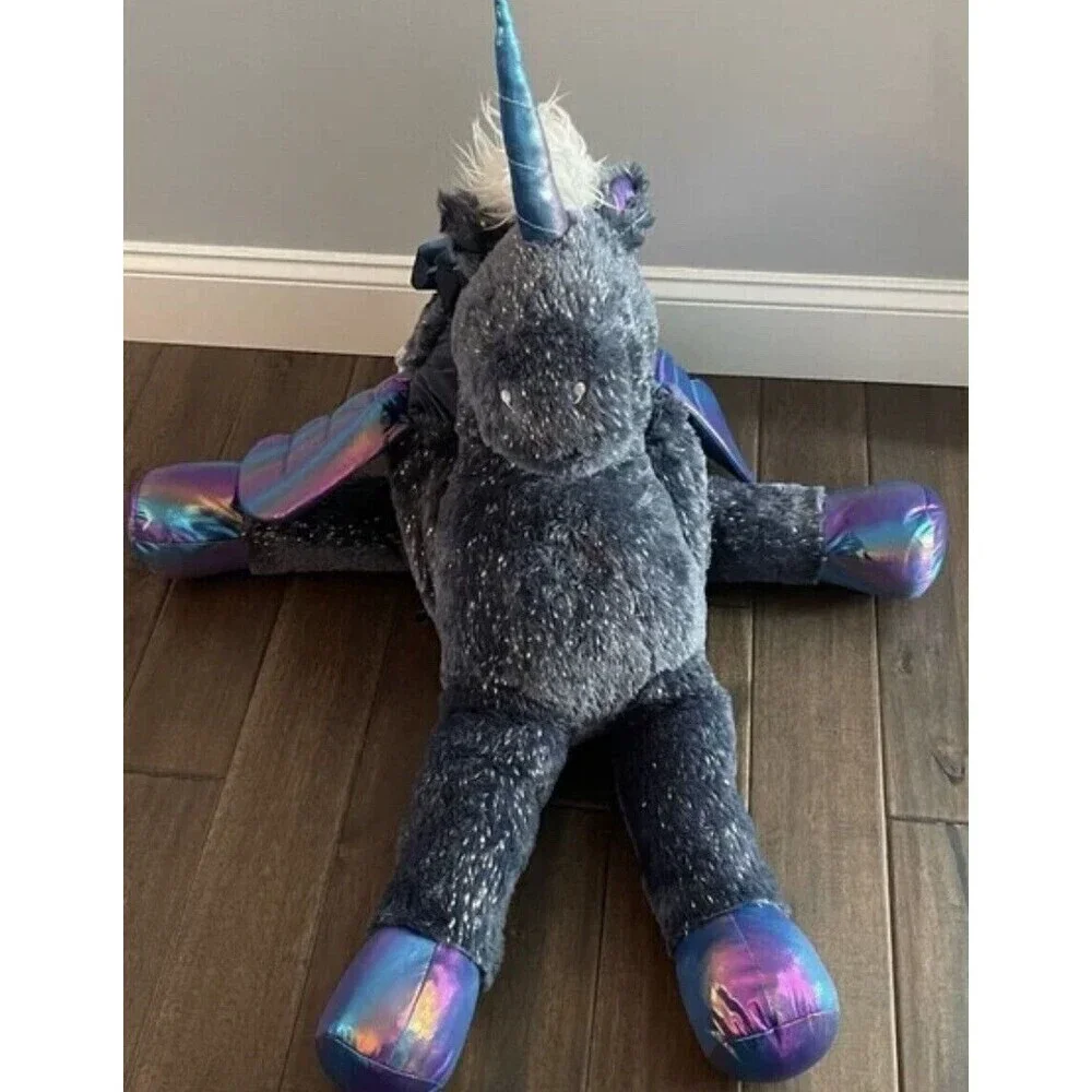 Justice Gray Blue 26” Plush Step In Costume Doll Stuffed Animal Retired